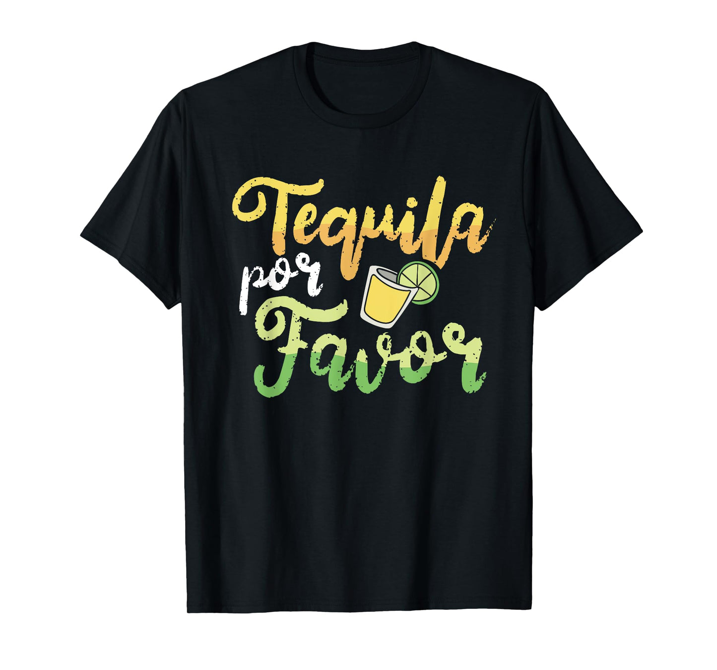 Tequila Por Favor Lime Shot Fiesta Style Mexican Party Time T-Shirt