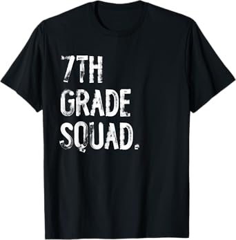 7th Grade Squad Back To School Student Teacher T-Shirt