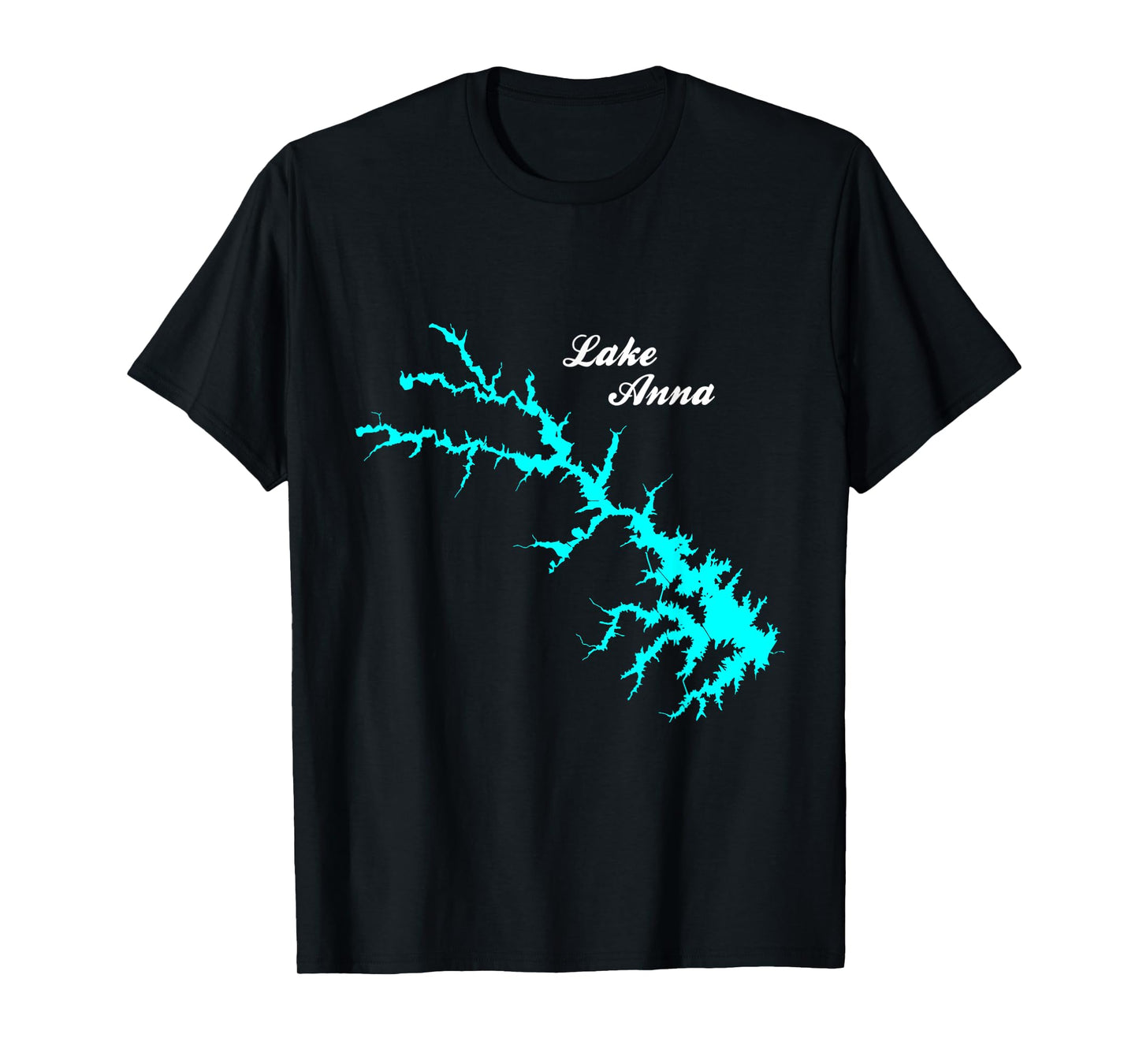 Minimalist Lake Anna, Virginia T-Shirt