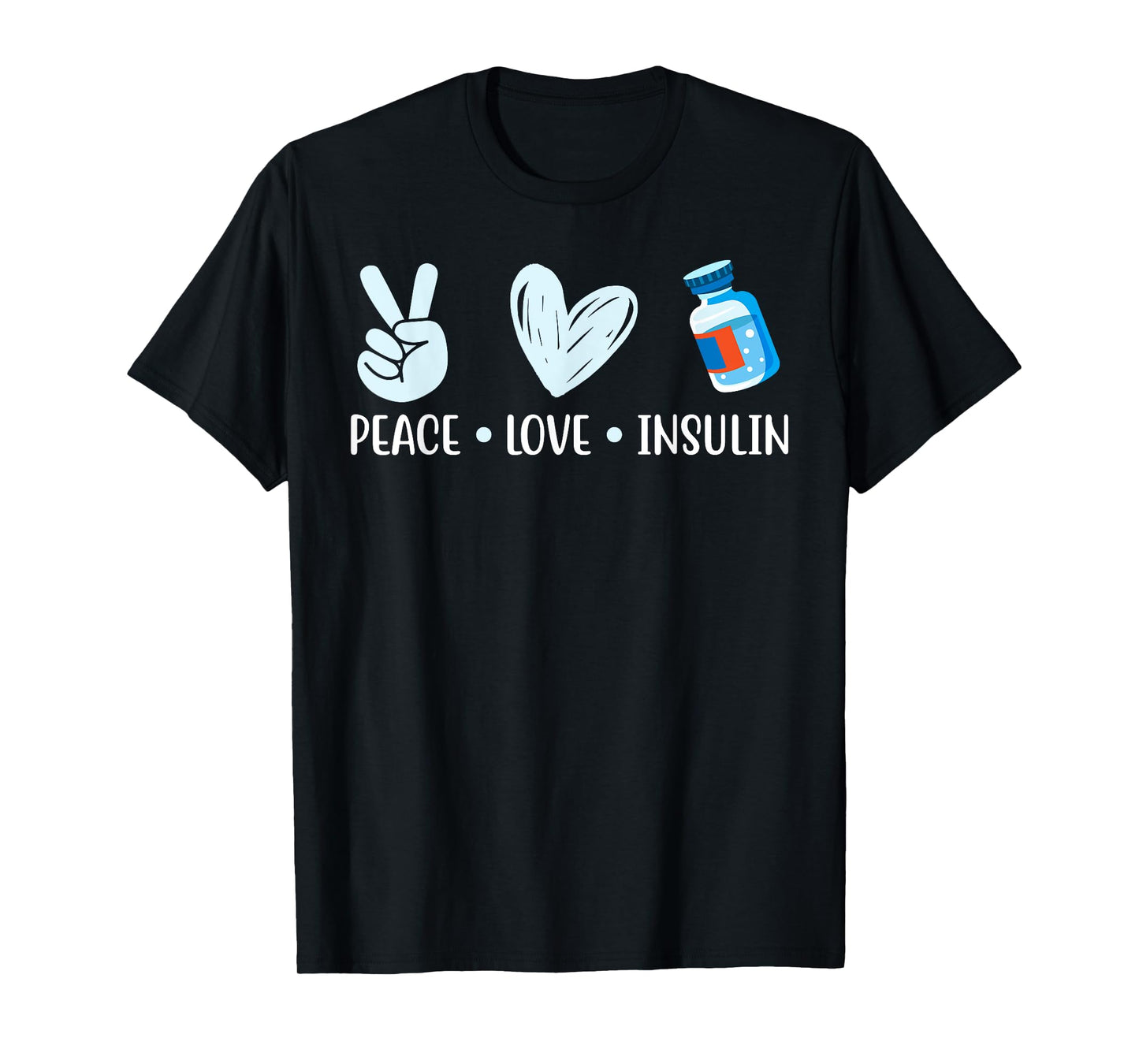 Diabetes Saying Men Women Diabetes Awareness Diabeti T-Shirt