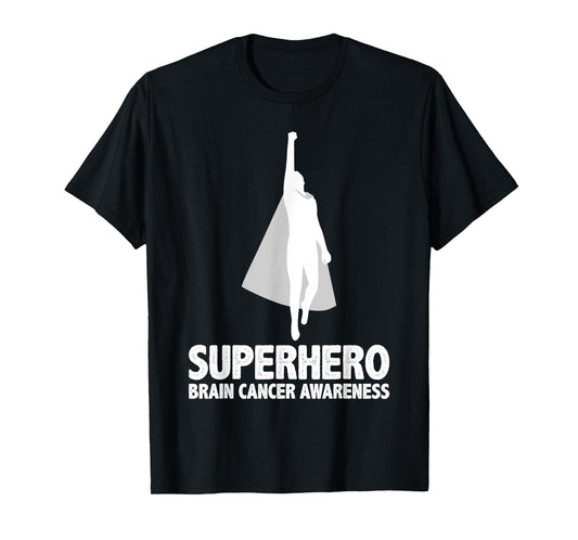Superhero Men - Brain Cancer Awareness T-Shirt