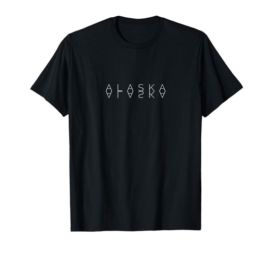 Alaska Reflections - Alaskan Word Art Souvenir T-Shirt