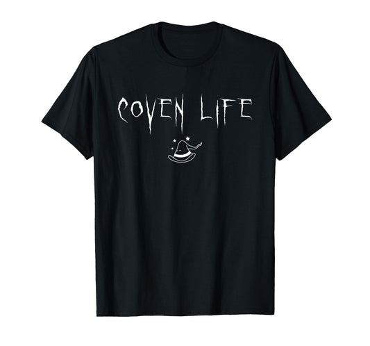 Coven Life Halloween Funny Witch Humor Spooky Season Women T-Shirt