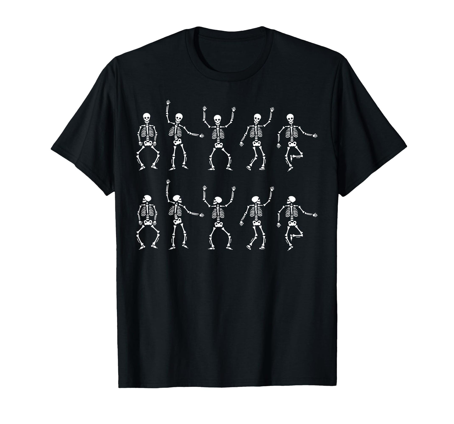 Dancing Skeleton Dance Challenge Halloween Scary Skeleton T-Shirt