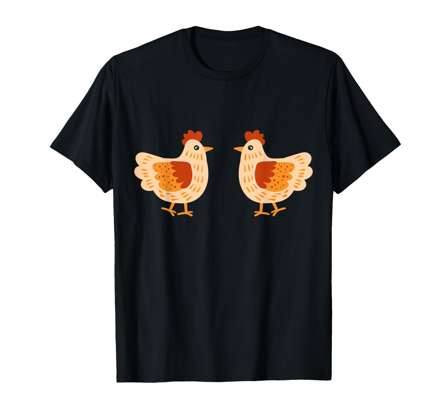 Cute Chicken Boobs Funny Hen Cutlet Breast Boobies Titties T-Shirt