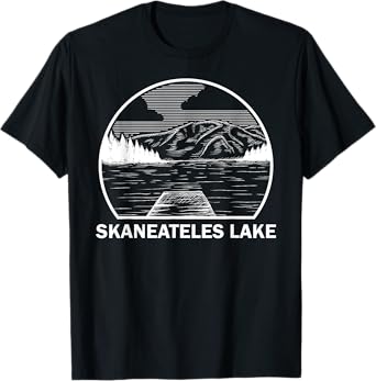 SKANEATELES LAKE NEW YORK Funny Fishing Camping Summer Gift T-Shirt
