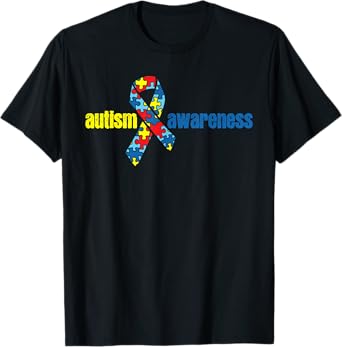 Autism Autism Awareness Ribbon Piece Gift T-Shirt