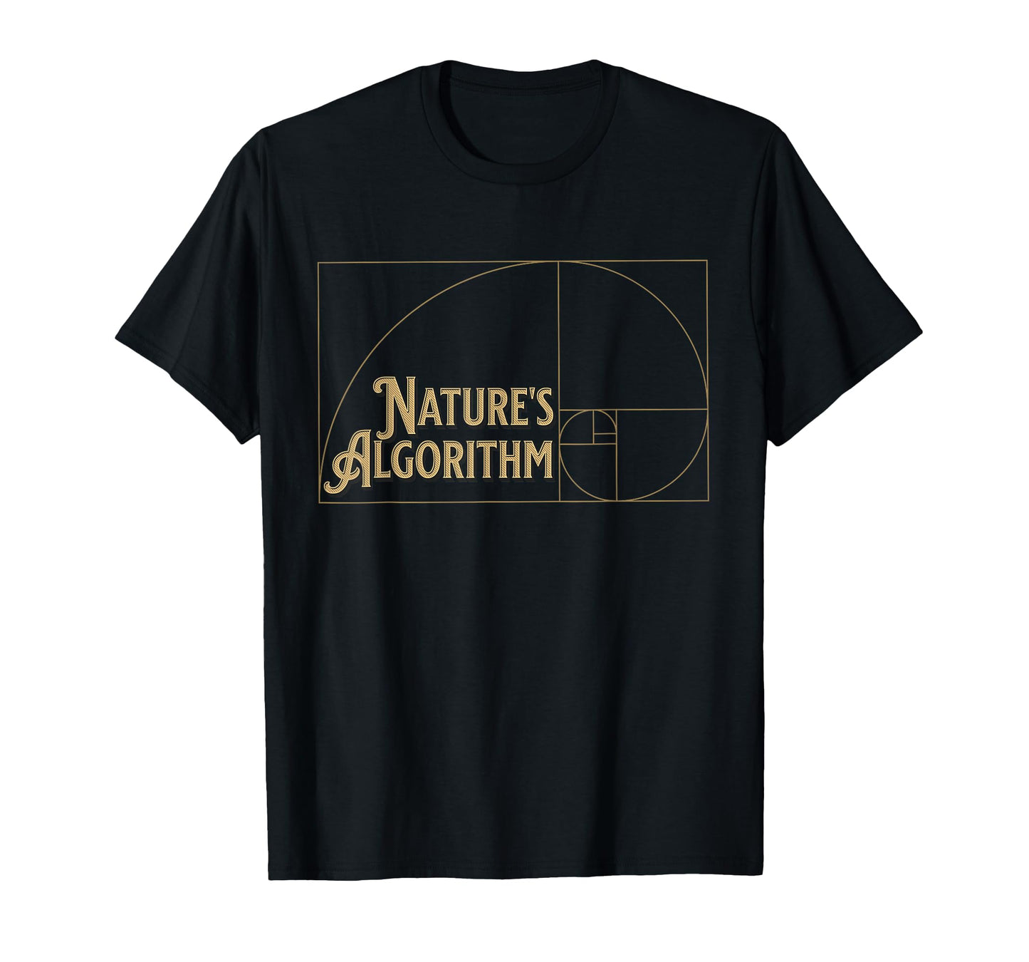 Nature's Algorithm Fibonacci's Sequence Golden Ratio Circle T-Shirt