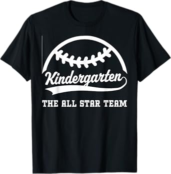 Kindergarten Kids All Star Team First Day Of School T-Shirt