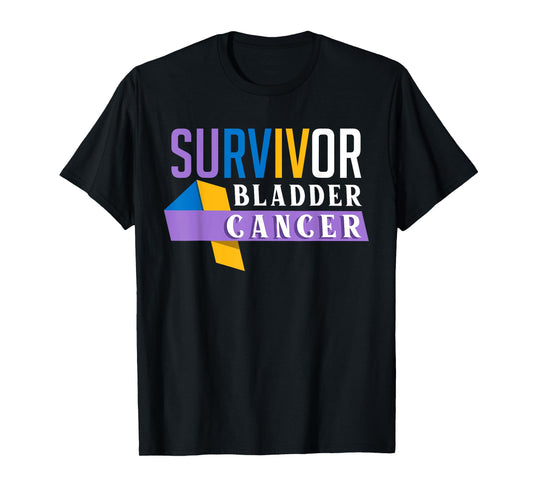 Suvivor Bladder Cancer Awareness Bladder Cancer Survivor T-Shirt
