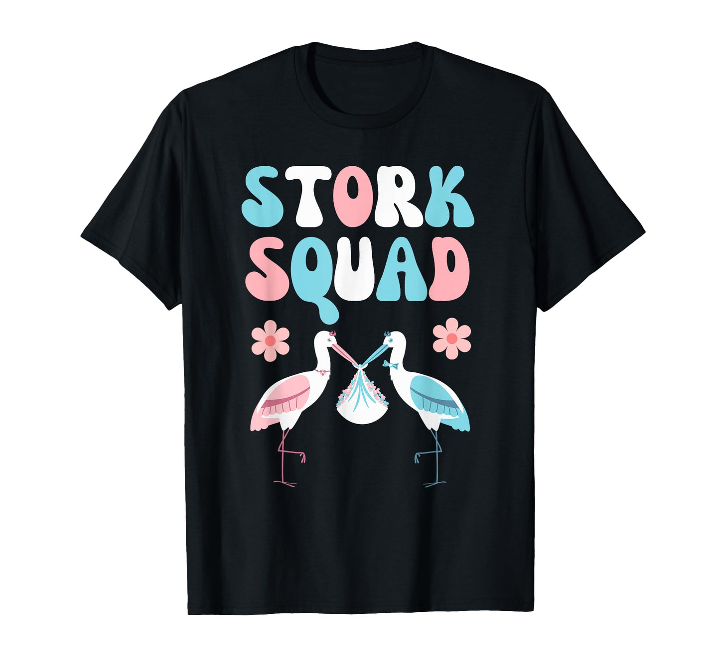 Stork Squad Matching Labor and Delivery Nurse Team T-Shirt