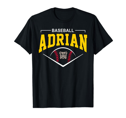 Adrian College Baseball Athletics Vintage Design Men Women T-Shirt