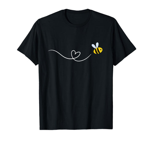 Bee Minimalist Art Line T-Shirt