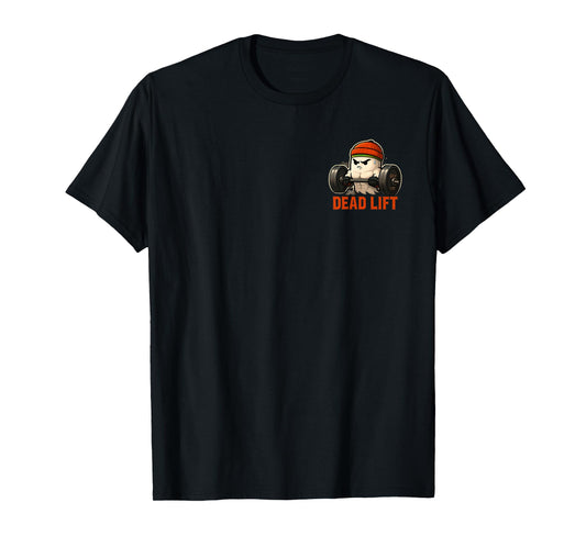 Dead Lift Funny Ghost Gym Halloween Weightlifting Pocket T-Shirt