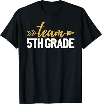Team 5th Grade Hello Fifth Grade Crew Squad Teacher Kids T-Shirt