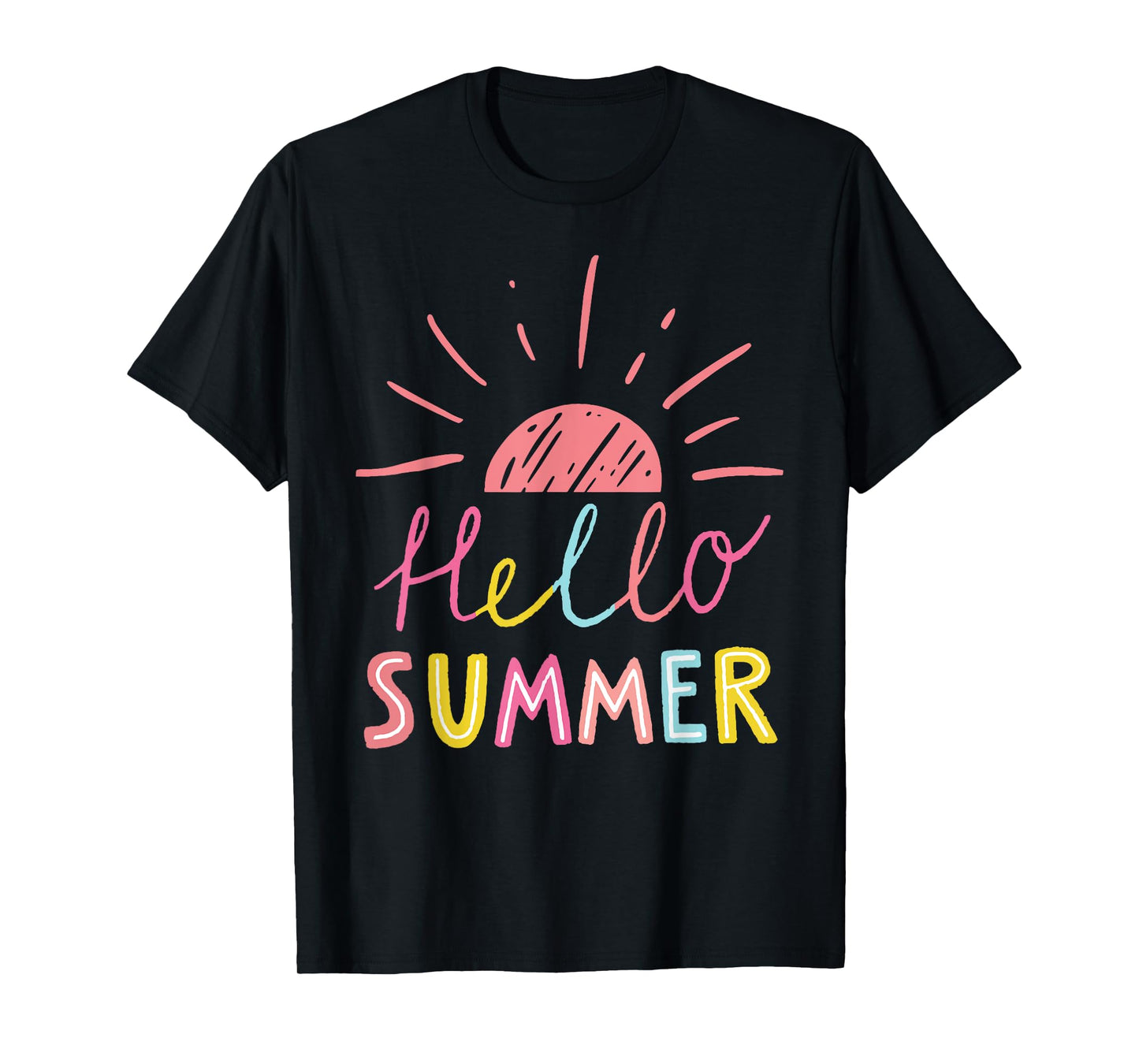 Hello Summer End of School Year Teacher Shirts for Women Kid T-Shirt