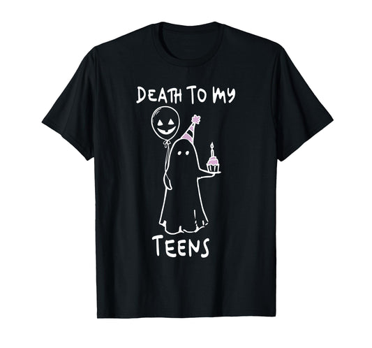 Funny Death To My Teens R.I.P Turning Twenties 20th Birthday T-Shirt