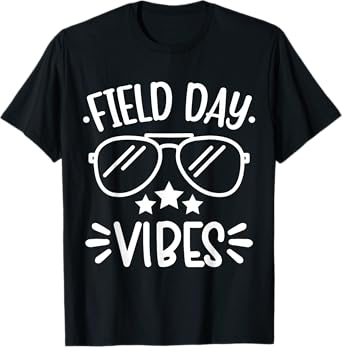 Field Day Vibes 2025 Happy Field Day Vibes Teacher Boy Kids T-Shirt
