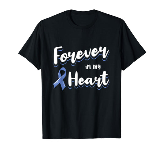 Esophageal Cancer Awareness Ribbon Loss Loving Remembrance T-Shirt
