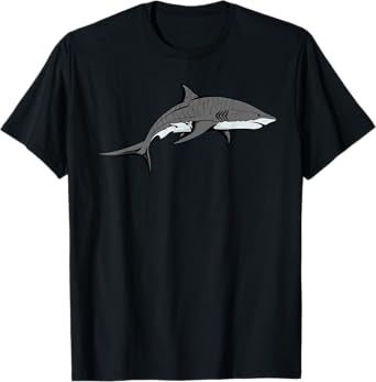 Tiger Shark Graphic Cool Shark T-Shirt