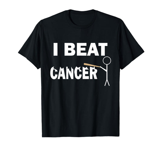 I Beat Cancer Brave Survivor Funny Cancer Tshirt T-Shirt