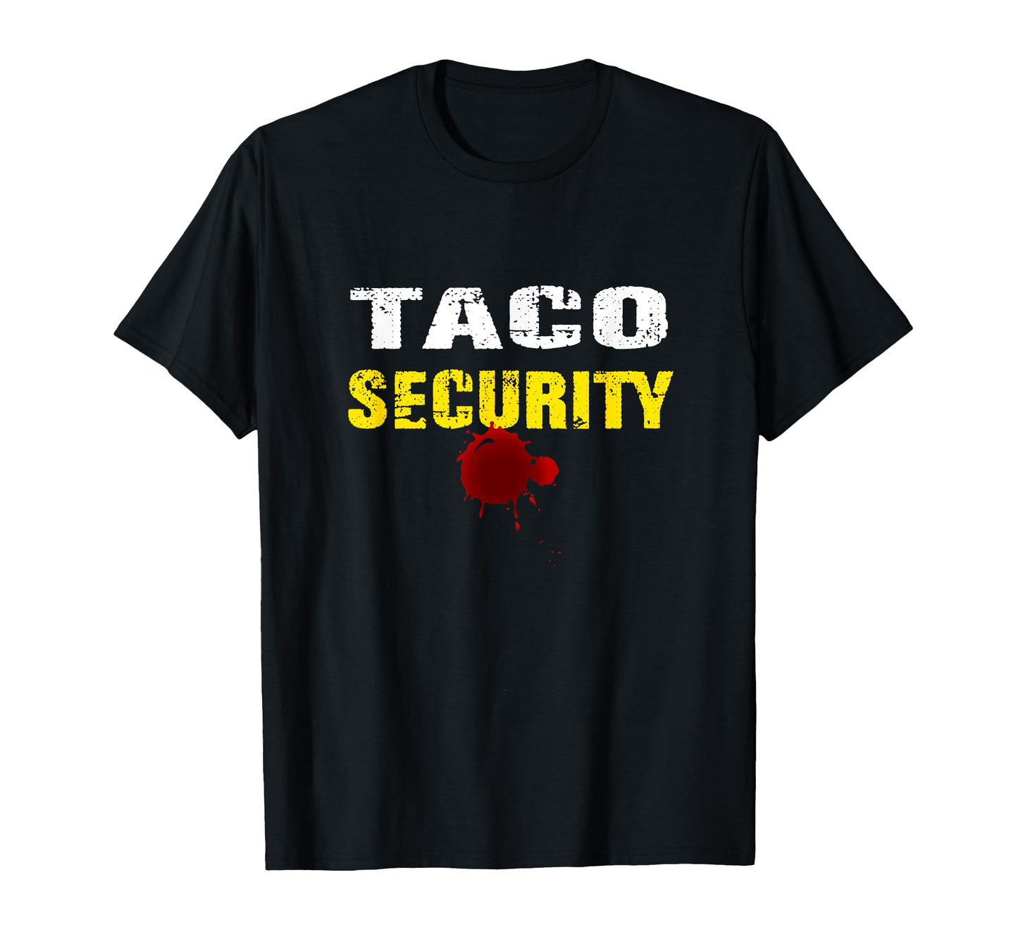 Halloween Adult Costume Taco Security Dad Mom T-Shirt