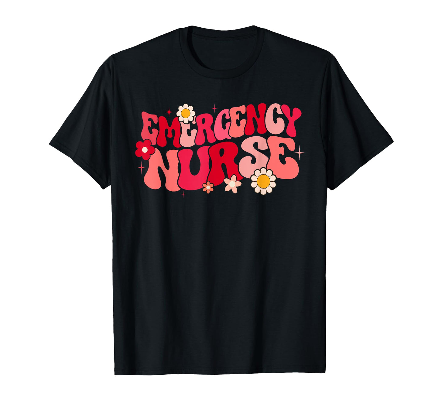 groovy ER Nurse Emergency Nurse School women nursing Room T-Shirt