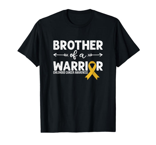 Brother Of A Warrior - Childhood Cancer Awareness T-Shirt