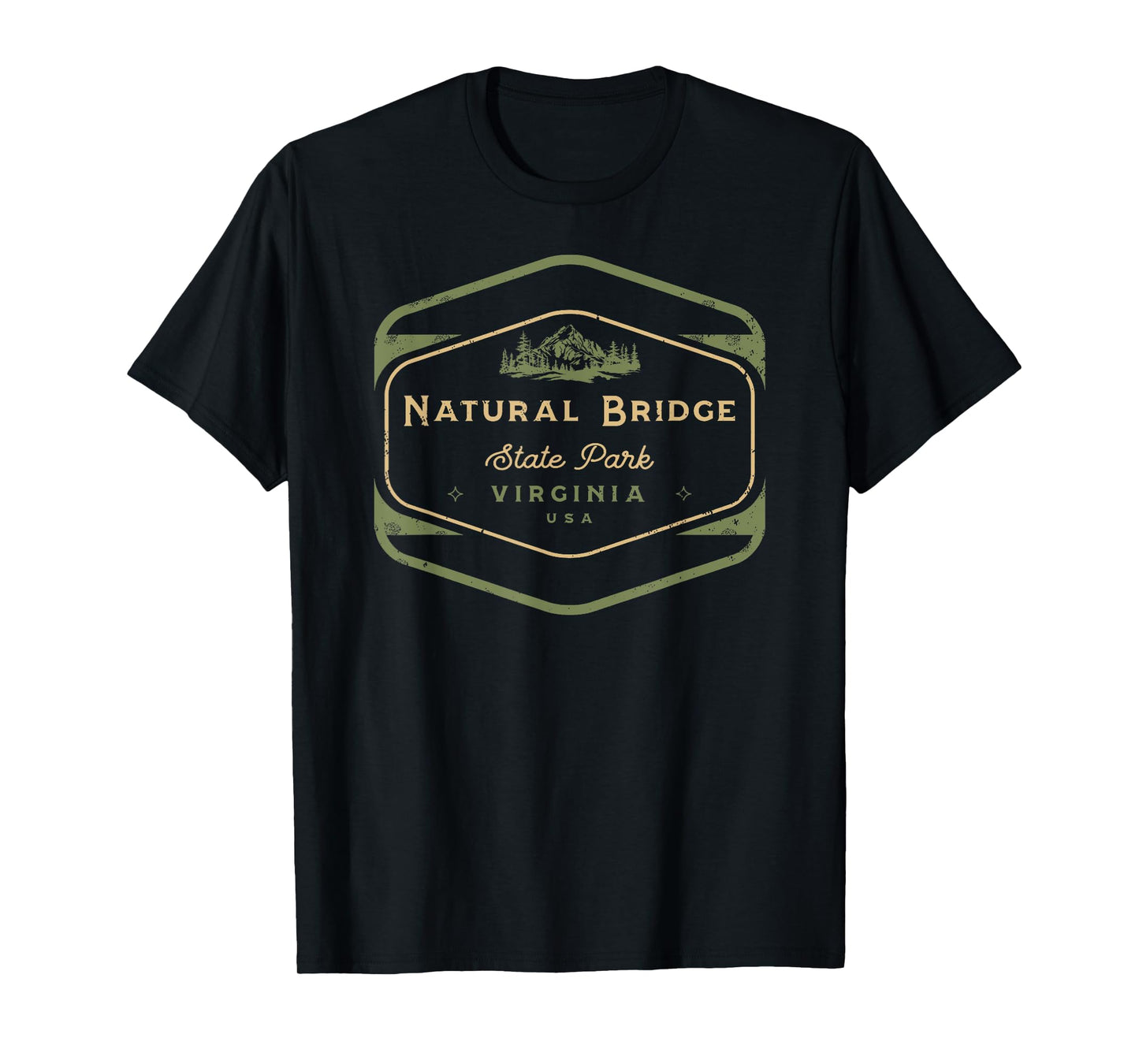 Natural Bridge State Park Retro Vintage T-Shirt