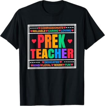 Prek Teacher and Pre Kindergarten Teacher Men Women T-Shirt