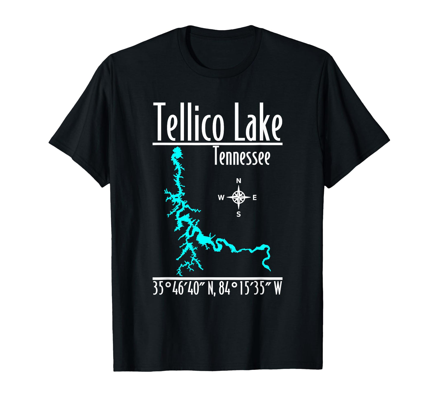 Modern Tellico Lake, Tennessee T-Shirt