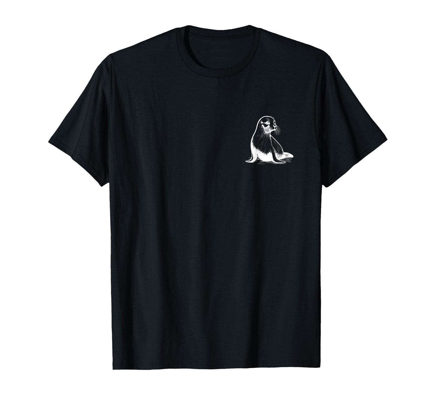 Respect The Locals Seal Lover 2 Sides Printed T-Shirt