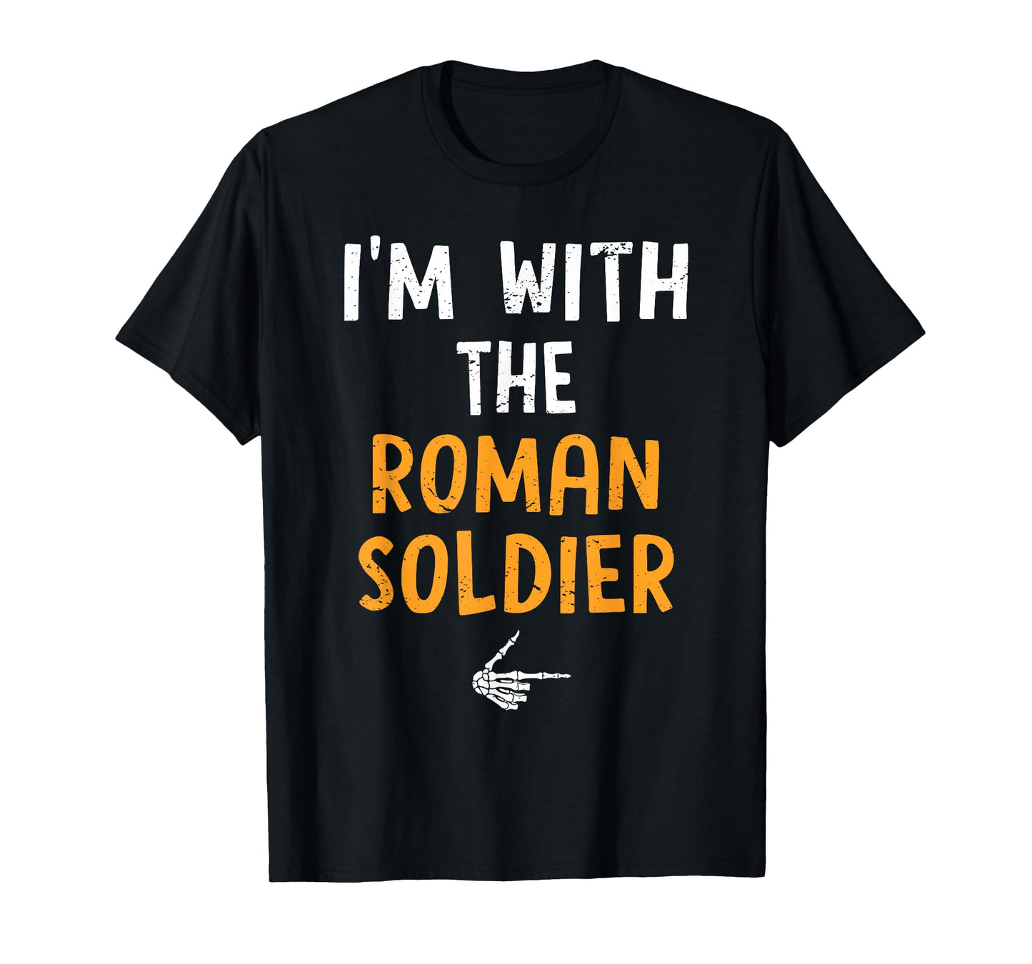 I'm with The Roman Soldier Costume Halloween Matching Couple T-Shirt