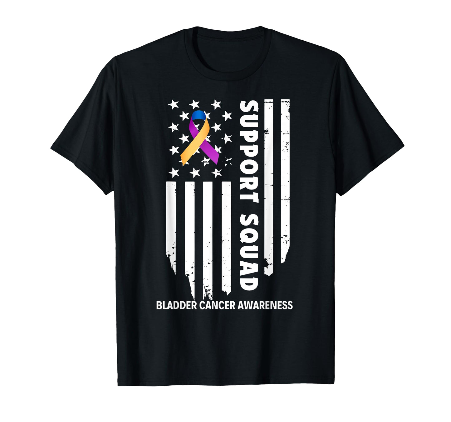 Bladder Cancer Awareness Support Team Squad For Man Woman T-Shirt