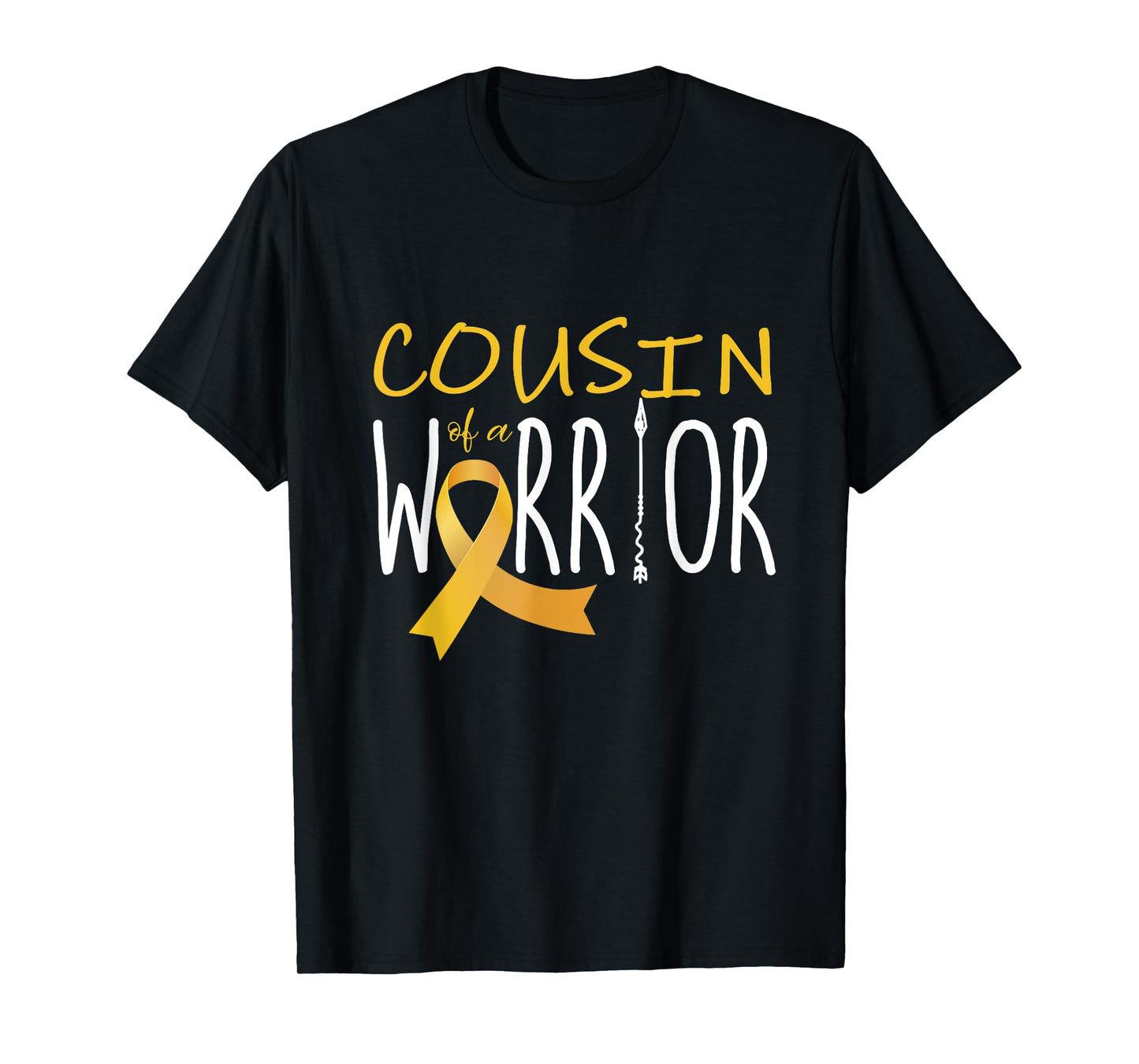 Childhood cancer awareness Cousin of a warrior T-Shirt
