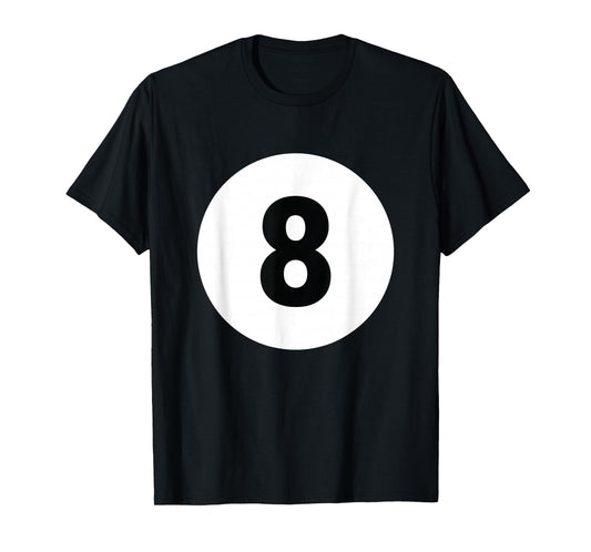 8 Pool Ball 8 Billiards Costume Halloween Group Matching T-Shirt