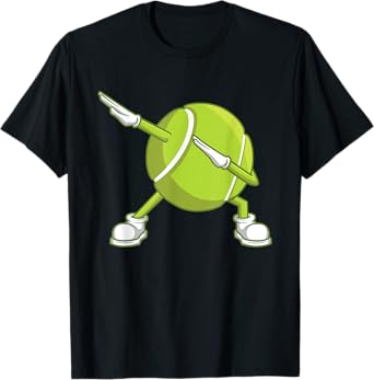 Dabbing Tennis Ball Funny Dab Dance Racket Game Outfit T-Shirt