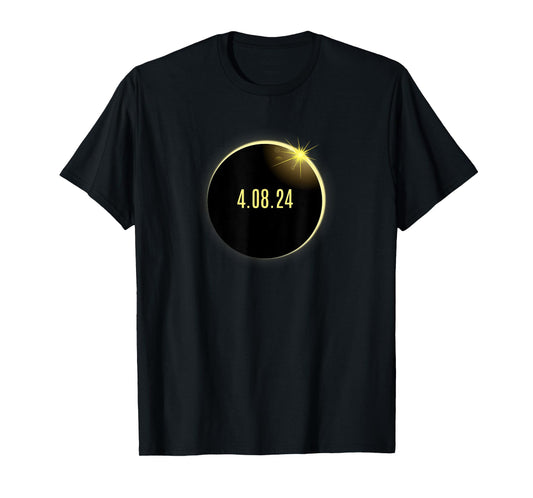 2024 Total Solar Eclipse America Spring 4.08.24 T-Shirt