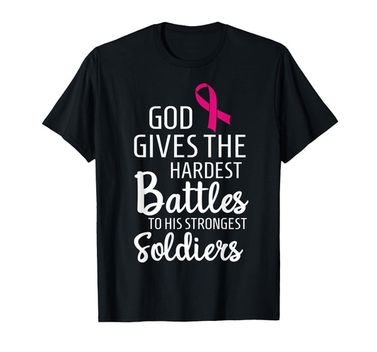 Breast Cancer Fighter Survivor T-Shirt Motivational Gift T-Shirt