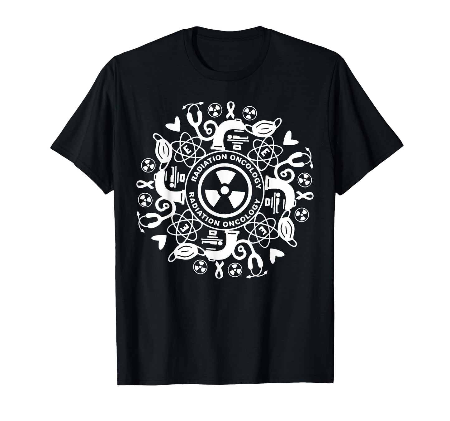 Retro Radiation Oncology Radiation Therapist Oncology Tech T-Shirt