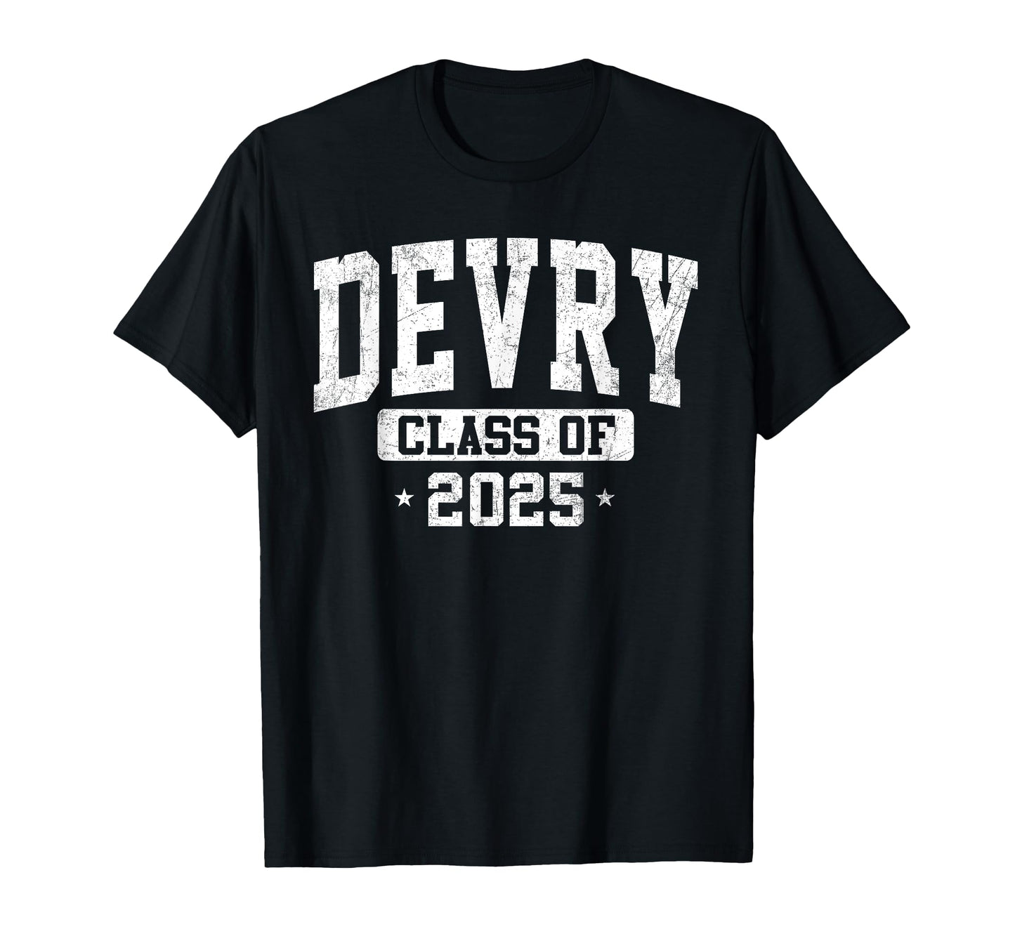 Devry Vintage Arch University Class of 2025 Graduate Arch T-Shirt