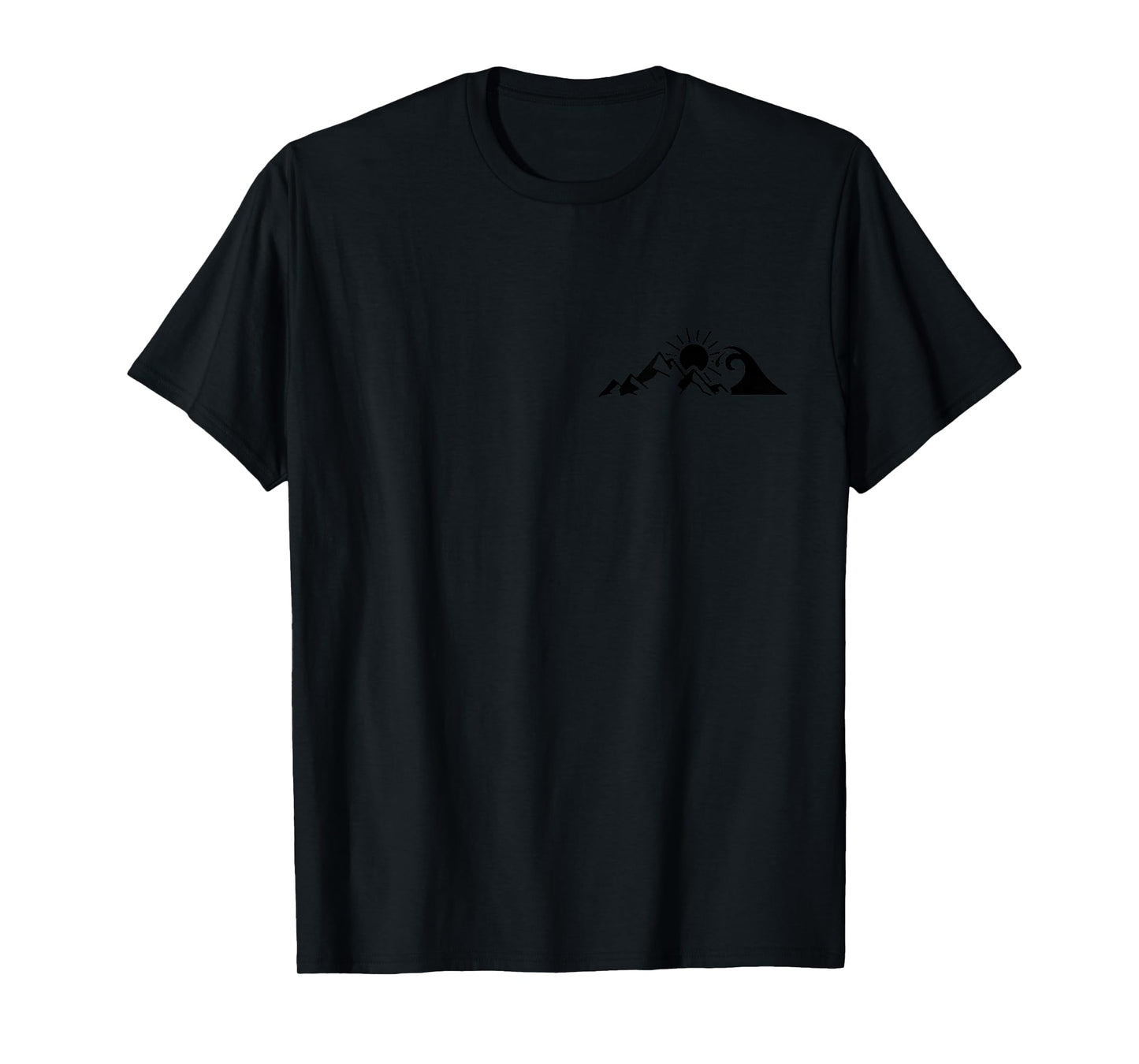 Mountains & Sea Hiking Surfer Climbing Hiker Nature Outdoor T-Shirt
