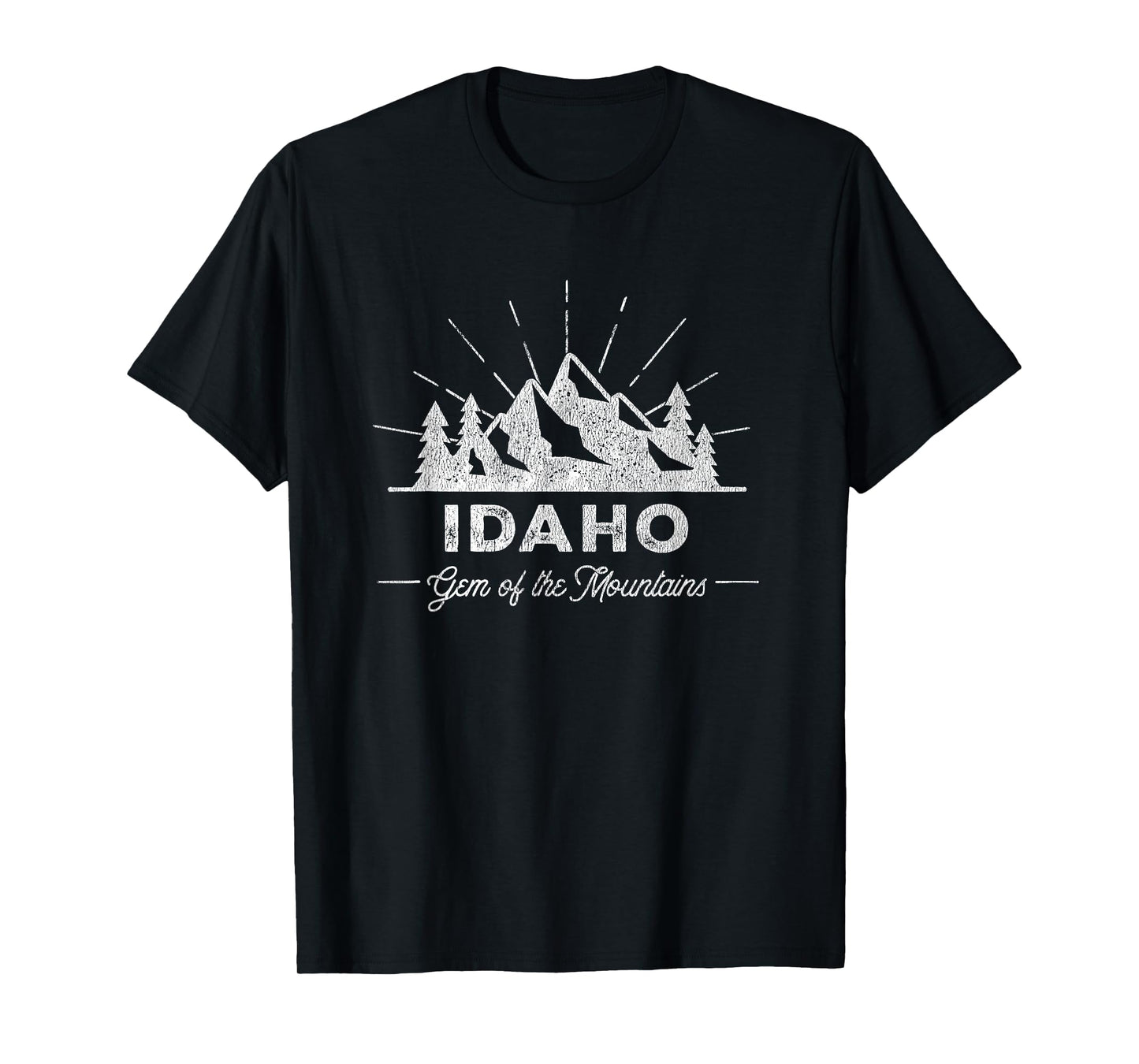 Idaho T Shirt Vintage Hiking Retro Tee Design T-Shirt