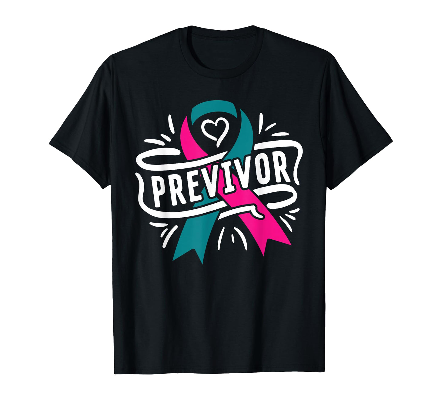 Previvor BRCA Breast Cancer Awareness Support T-Shirt
