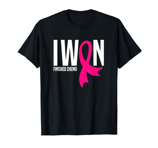 I Won Finished Chemo Breast Cancer Survivor T-Shirt