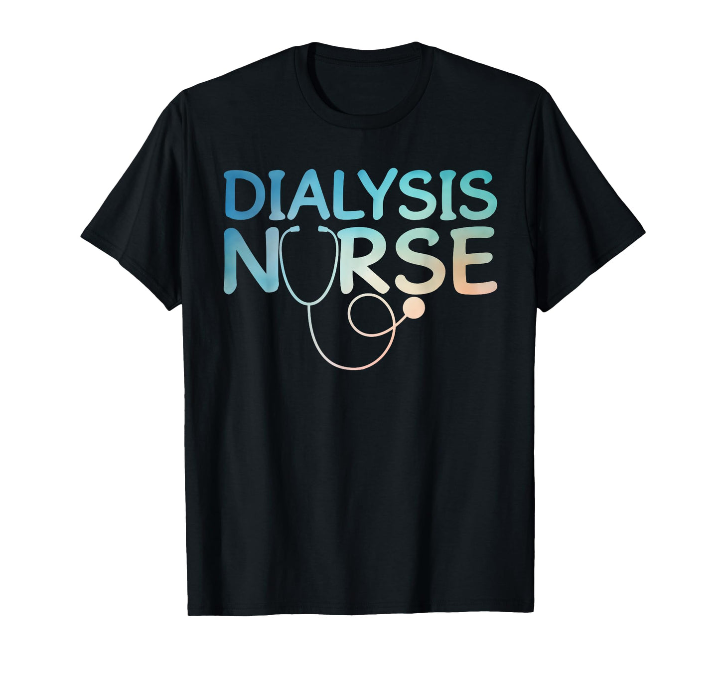 Best Dialysis Nurse Art For Women Home Dialysis Nephrology T-Shirt