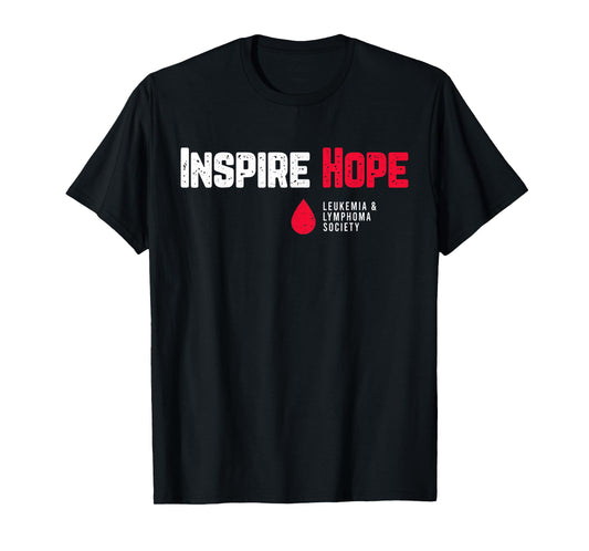 Inspire Hope Leukemia And Lymphoma Society Blood Cancer T-Shirt