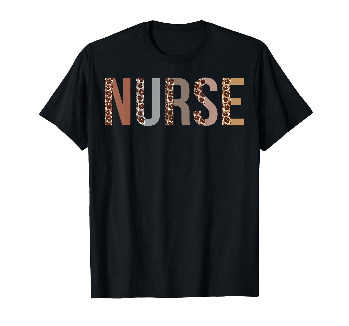 Leopard Nurse Day Appreciation Nurse Week For Women For Work T-Shirt