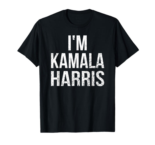 I’m Kamala Harris Halloween Costume Party Adult Kids Funny T-Shirt