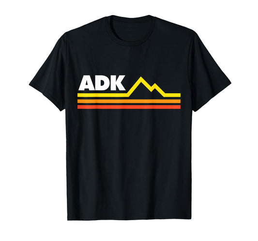 ADK Adirondack Mountains Retro T-Shirt